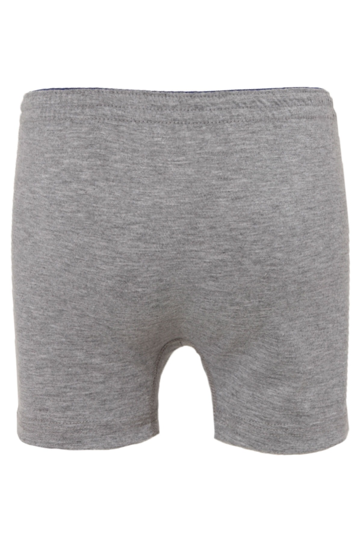 Erkek Çocuk %100 Pamuklu Süprem Penye Premium Kumaş Birinci Sınıf A Kalite Boxer Şort Özkan 31223 - Gri Melanj