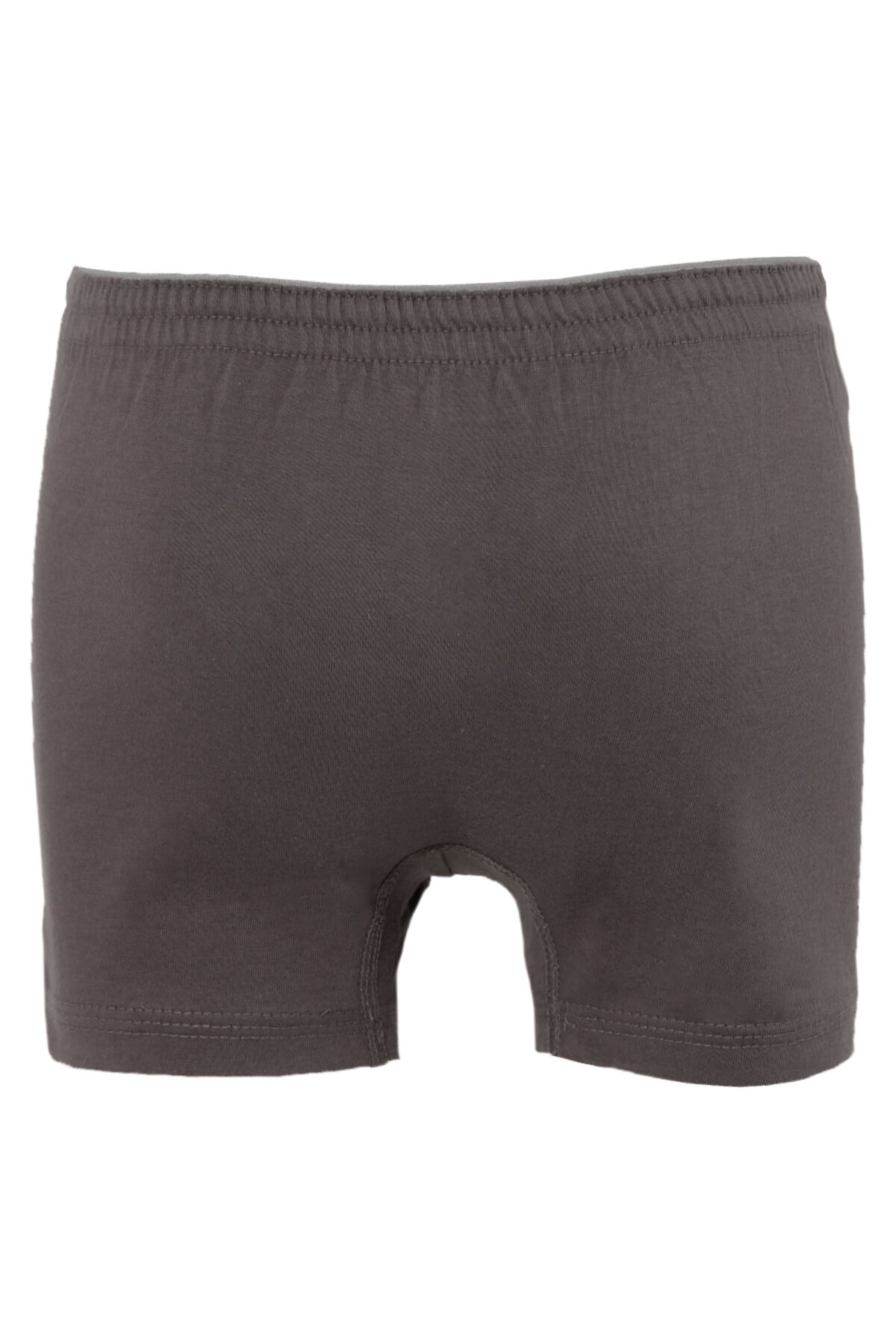 Erkek Çocuk %100 Pamuklu Süprem Penye Premium Kumaş Birinci Sınıf A Kalite Boxer Şort Özkan 31223 - Gri Melanj