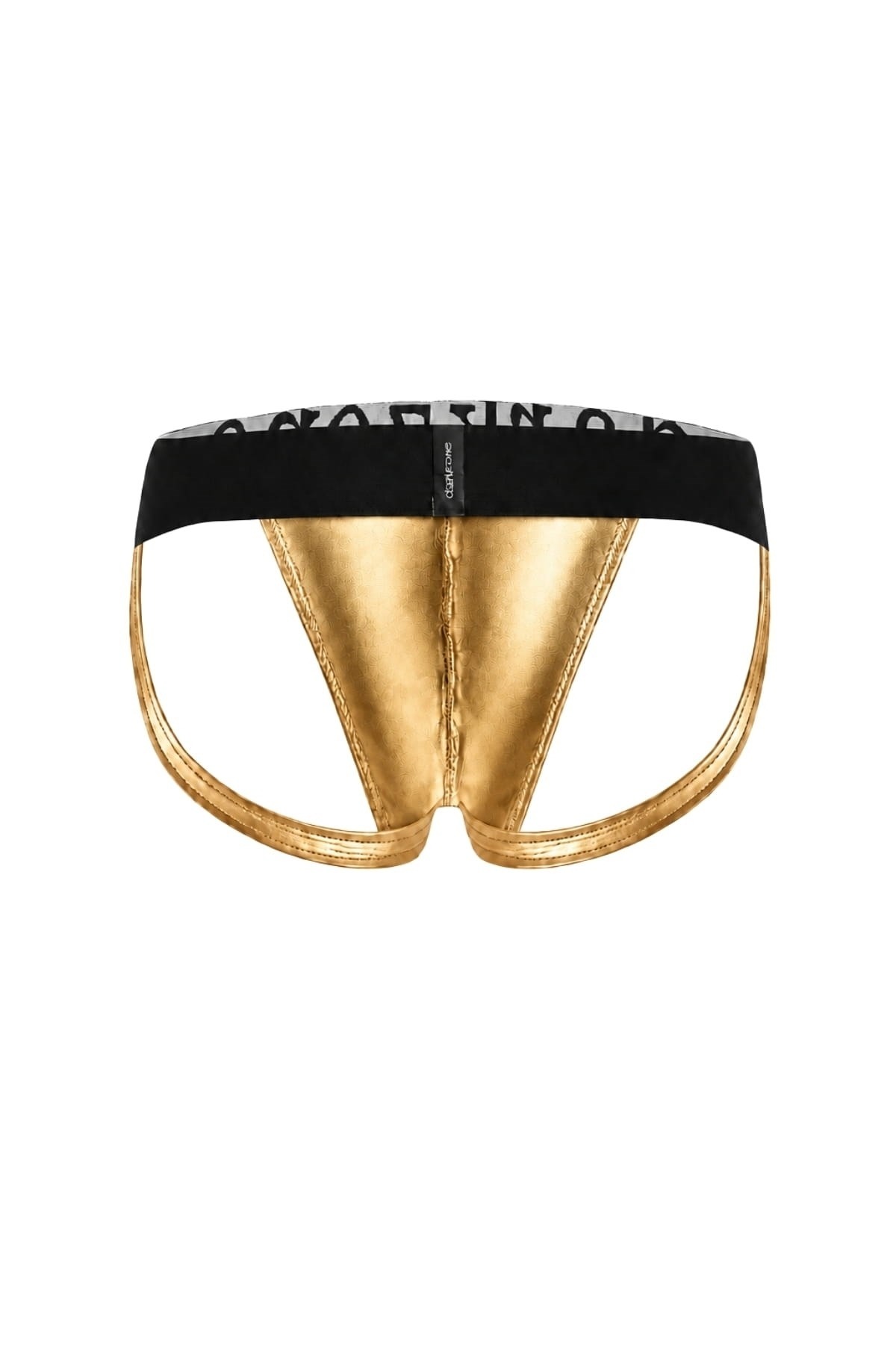 Erkek Fantezi Arkası Açık Gold Deri Jockstrap Darkzone DZ-1401-09-S - Görsel