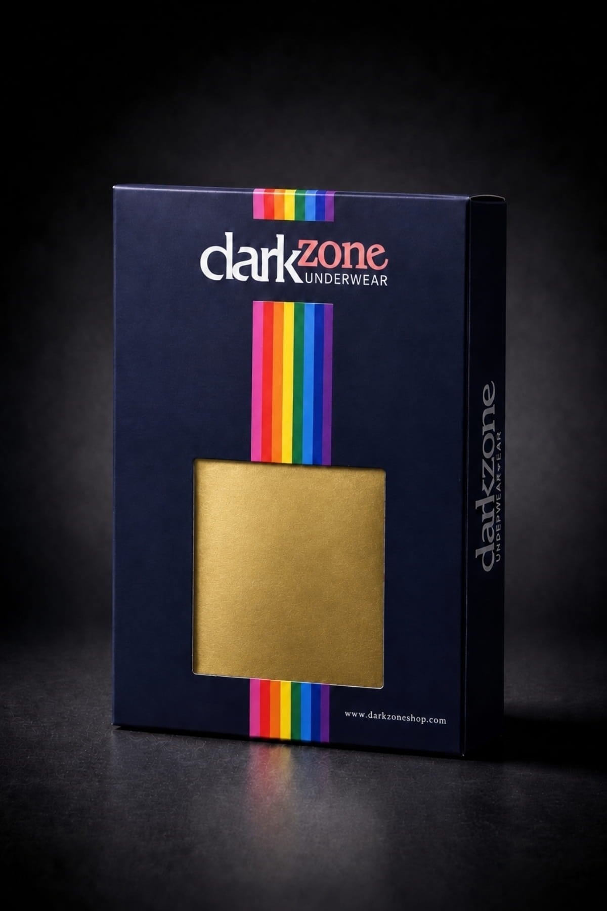 Erkek Fantezi Arkası Açık Gold Deri Jockstrap Darkzone DZ-1401-09-S - Görsel