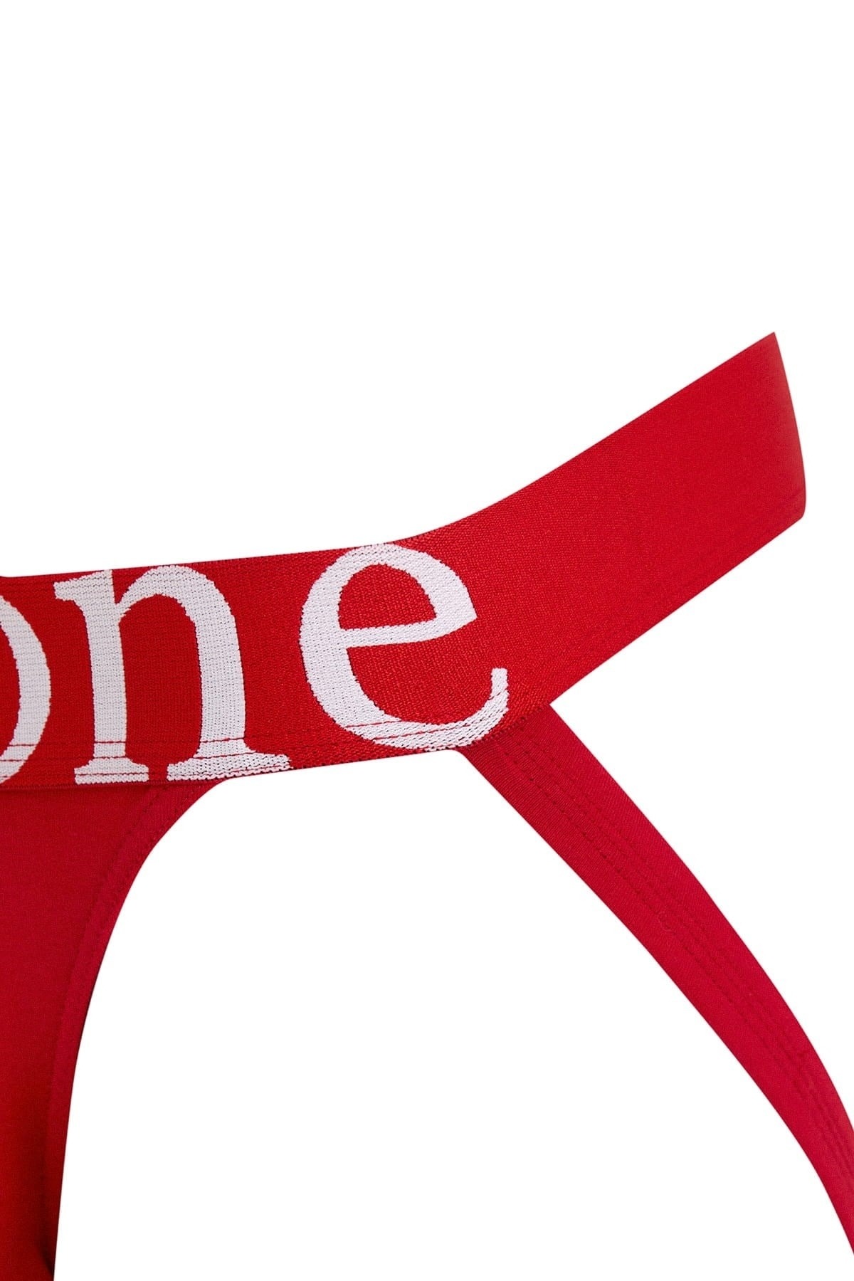 Erkek Fantezi Arkası Açık Kırmızı Pamuklu Jockstrap Darkzone DZ-1402-06-S - Görsel