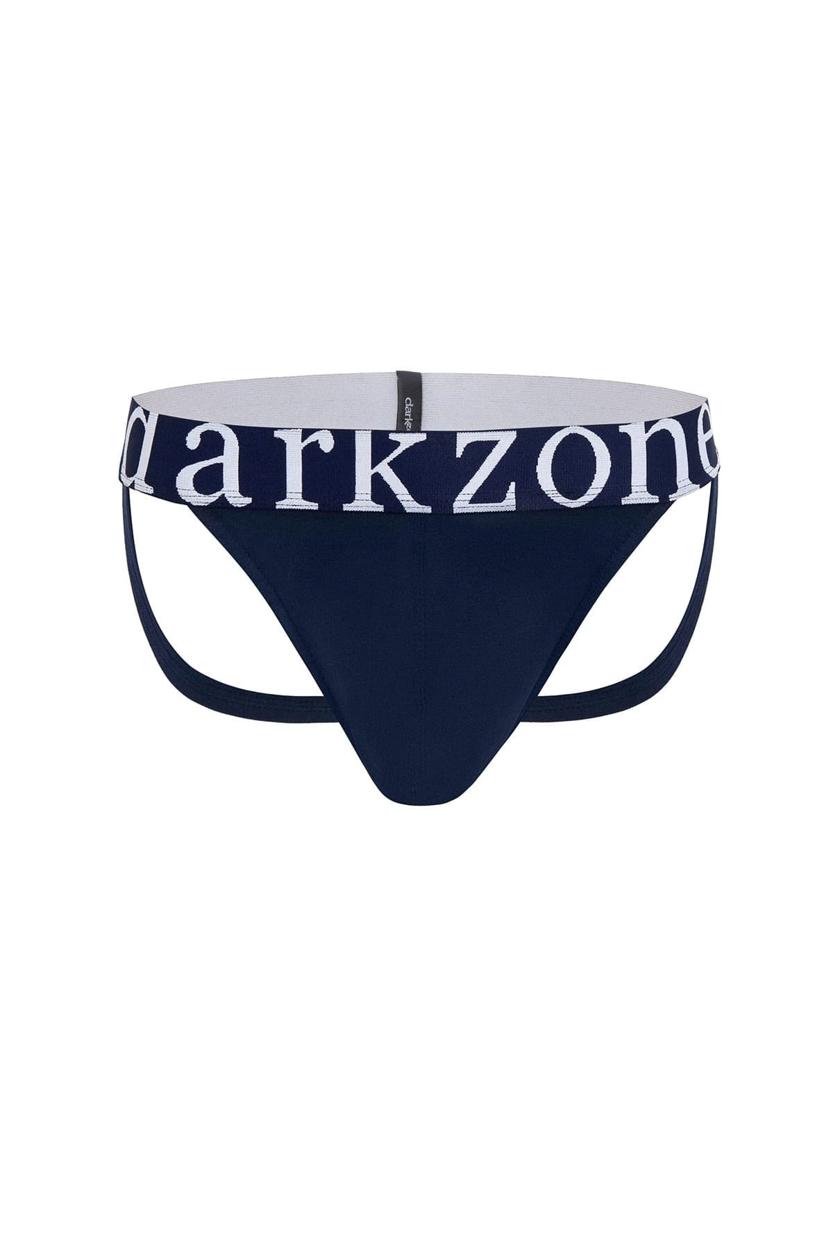 Erkek Fantezi Arkası Açık Lacivert Pamuklu Jockstrap Darkzone - Görsel
