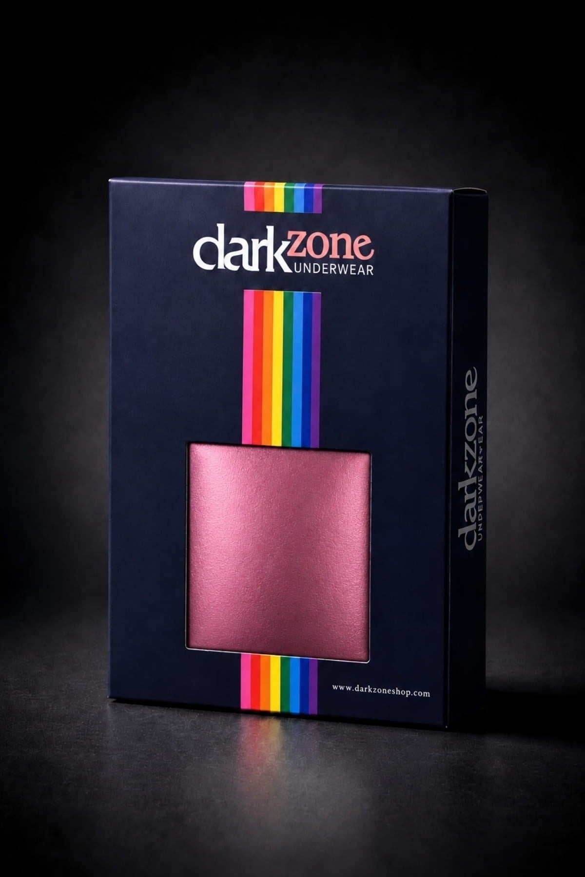 Erkek Fantezi Arkası Açık Pembe Deri Jockstrap Darkzone DZ-1401-11-S - Görsel