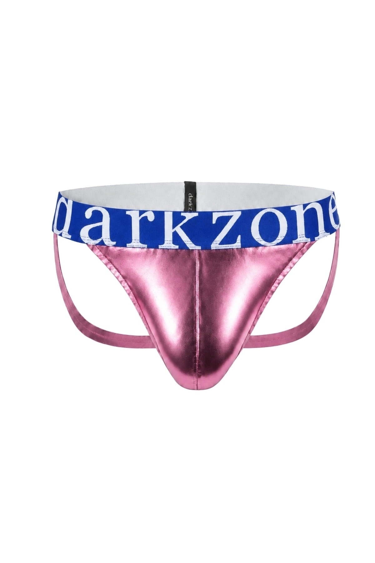Erkek Fantezi Arkası Açık Pembe Deri Jockstrap Darkzone DZ-1401-11-S - Görsel
