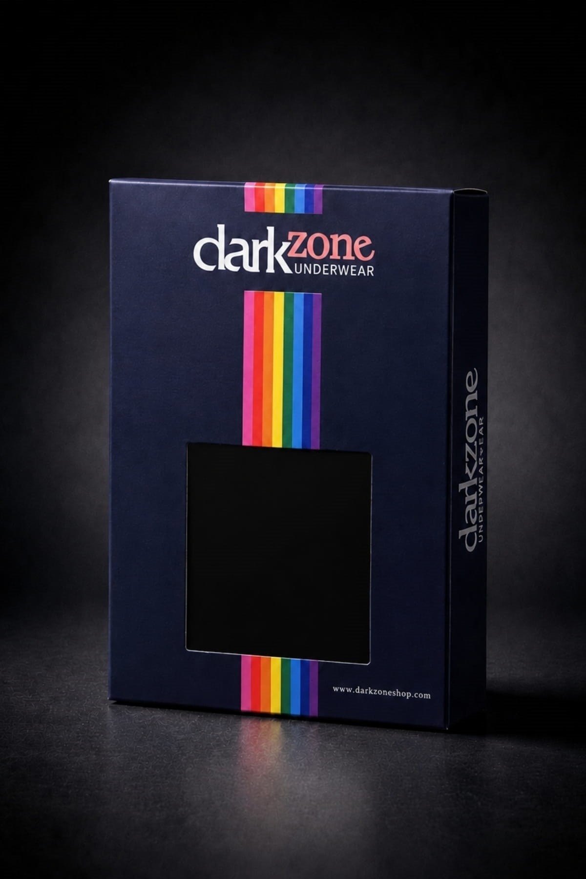 Erkek Geniş Lastikli Fantezi Siyah Pamuklu Tanga String Darkzone DZ-1202-01-S - Görsel