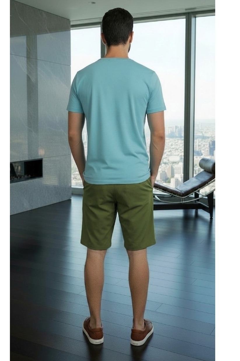 Erkek T-Shirt Şort Takım Doreanse 4595 - Görsel