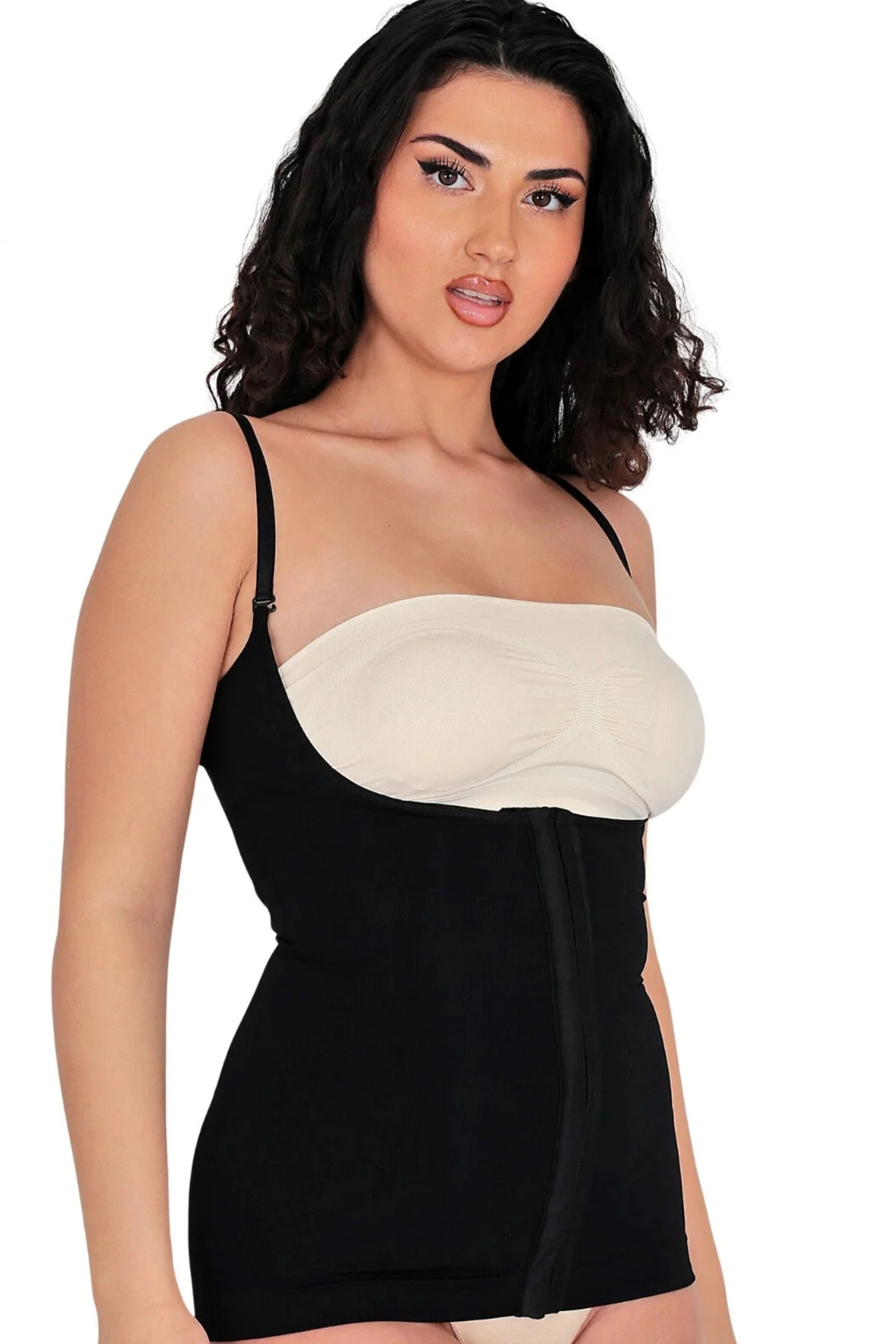 Fermuarlı Sporcu Crop Büstiyer Form Angel 5860 - Siyah