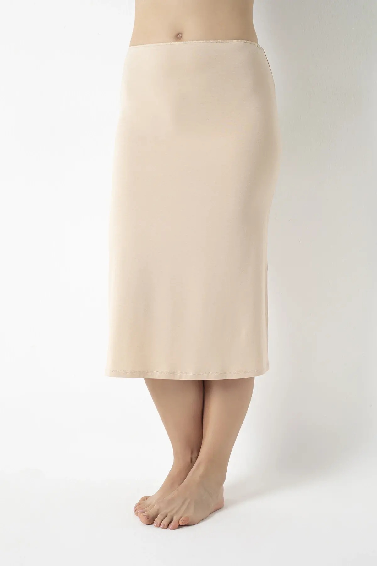 Kadın Modal Maxi Jüpon Confeo C801-501 - Ten