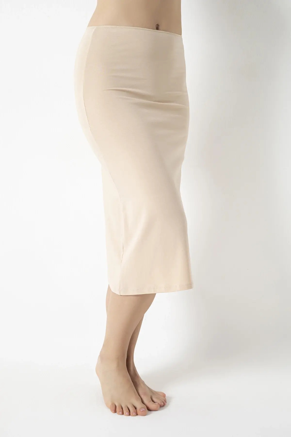 Kadın Modal Maxi Jüpon Confeo C801-501 - Ten