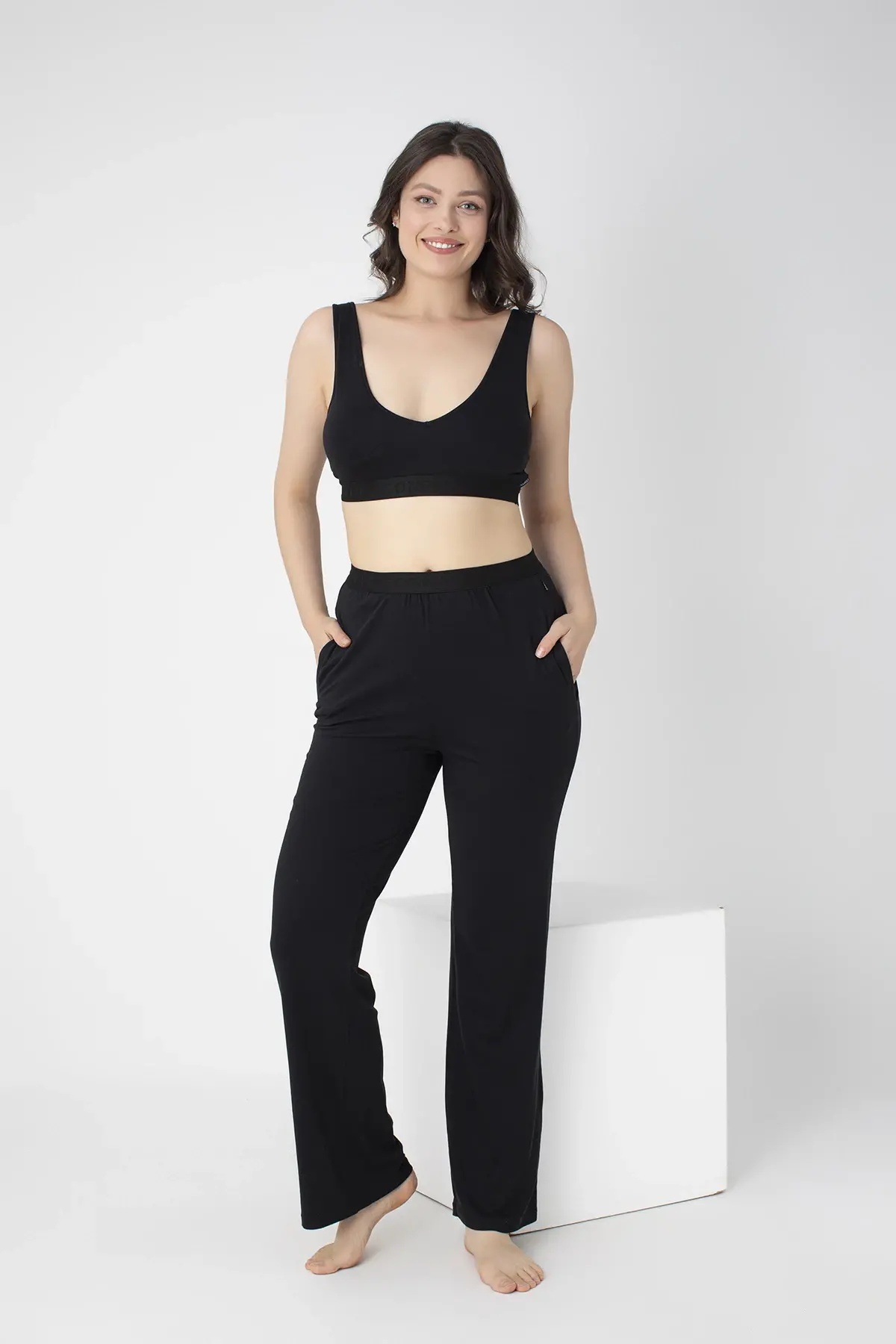 Confeo Kadın Modal Spor Pantolon Confeo C801-502 - Görsel 2