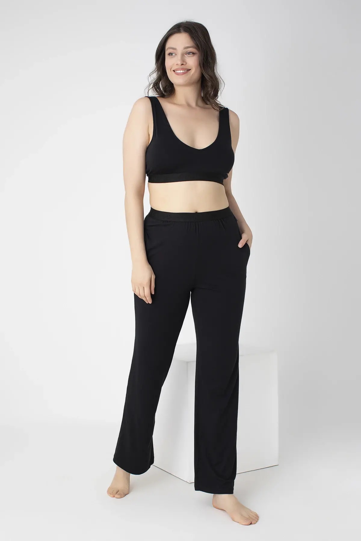 Confeo Kadın Modal Spor Pantolon Confeo C801-502 - Görsel 3