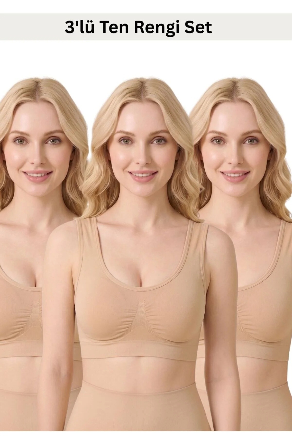 Kadın Pamuklu Toparlayıcı Bralet Sütyen Formactive 2135 - Bej