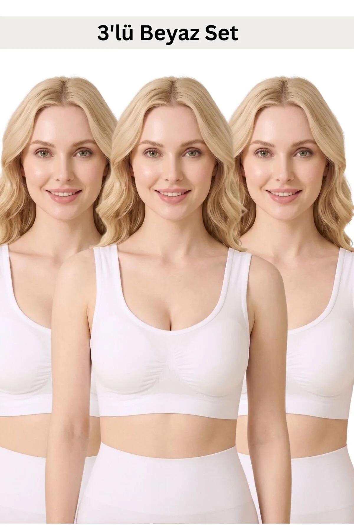 Kadın Pamuklu Toparlayıcı Bralet Sütyen Formactive 2135 - Beyaz
