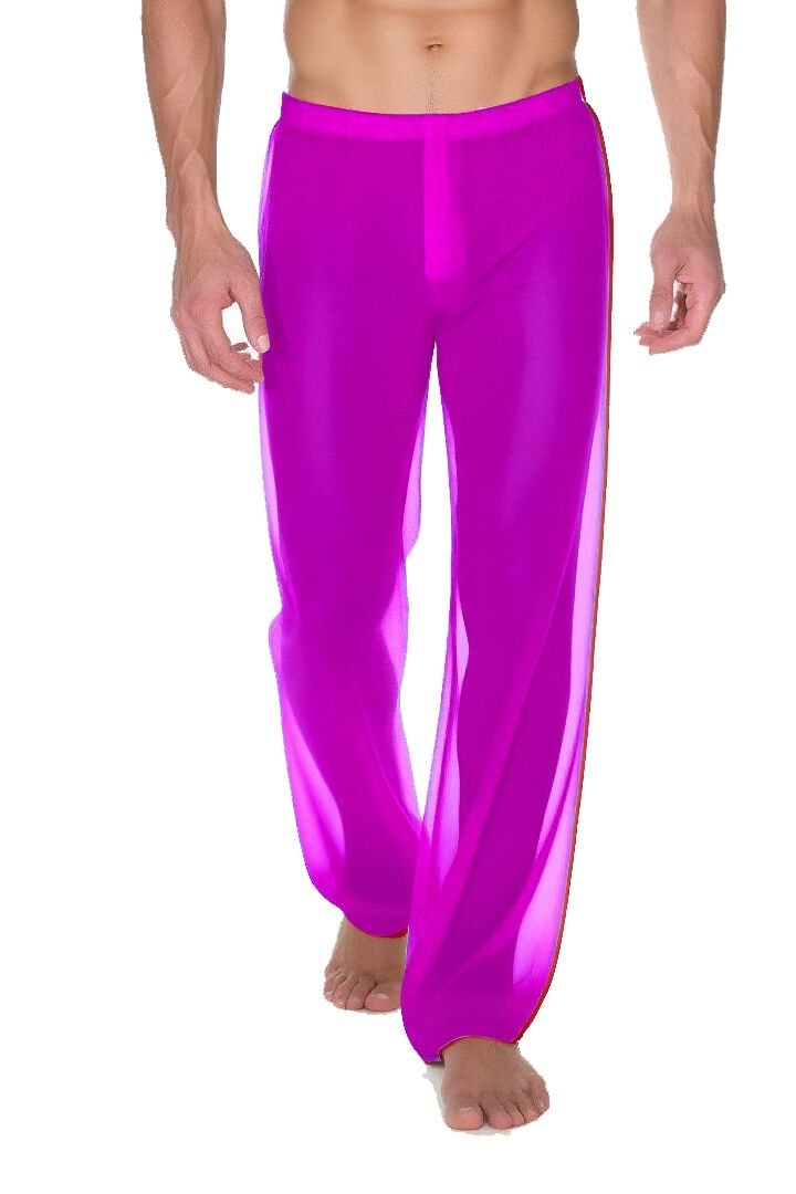 Erkek  Beyaz Transparan Pijama La Blinque 15854-15287beyaz - Mor