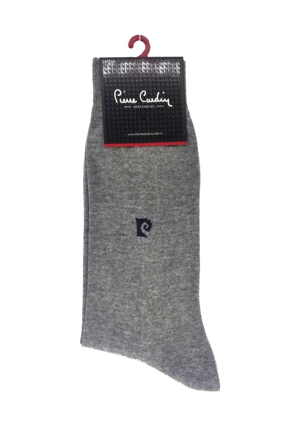 Pierre Cardin Erkek Pamuklu Soket Çorap - Gri