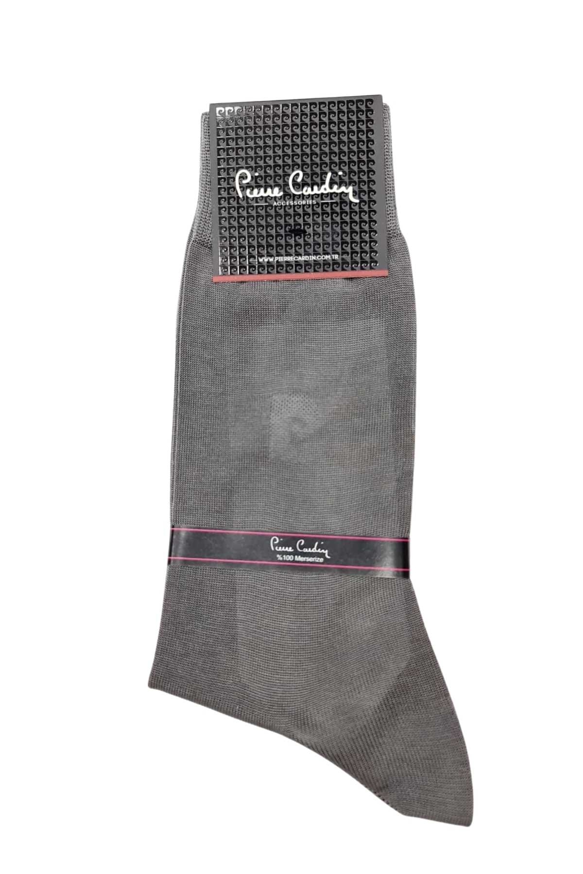 Pierre Cardin Merserize Erkek Soket Çorap - Gri