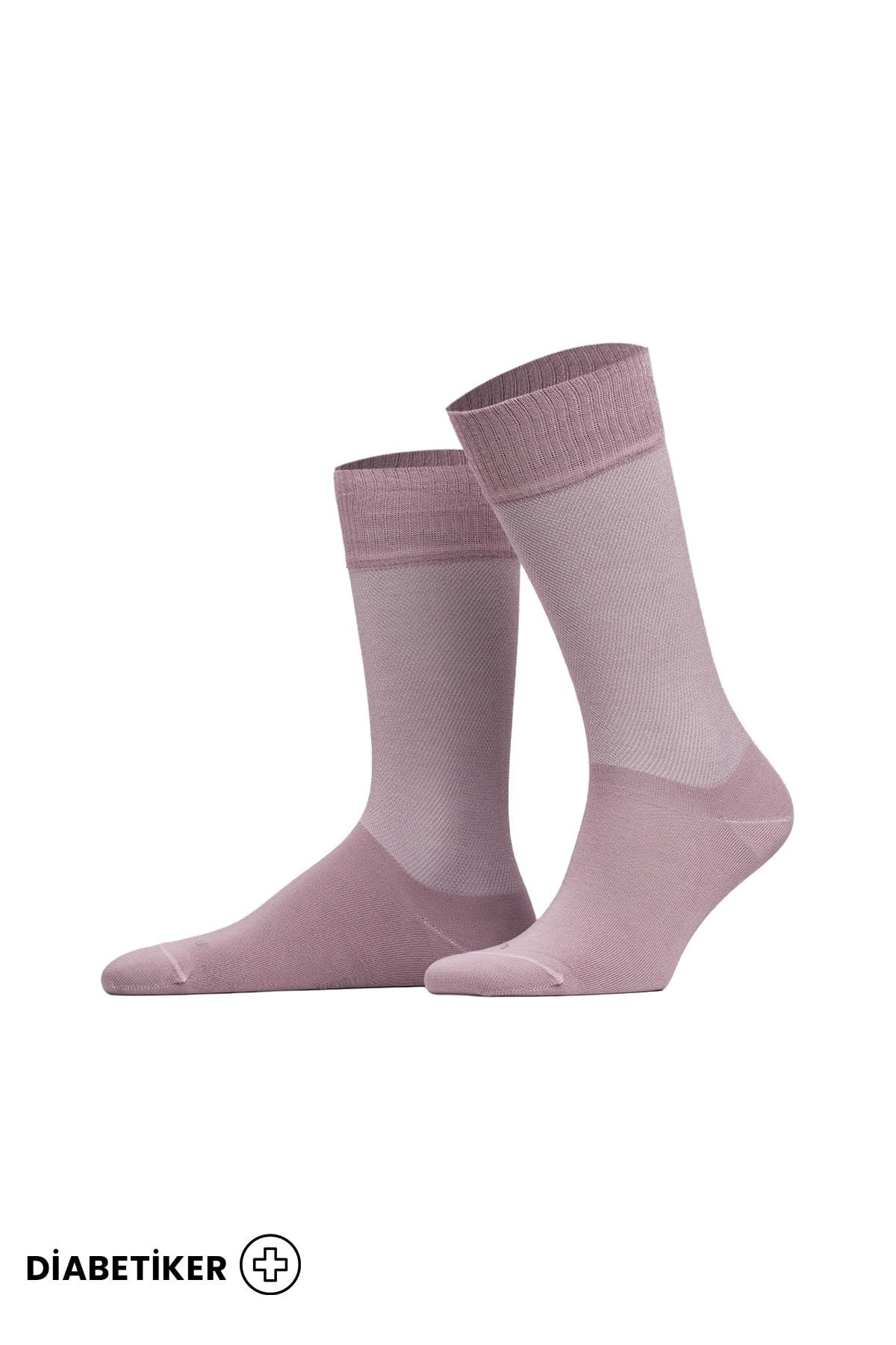 Unisex Diyabetik Bambu Soket Çorap Mısırlı UMDK000021 - Siyah