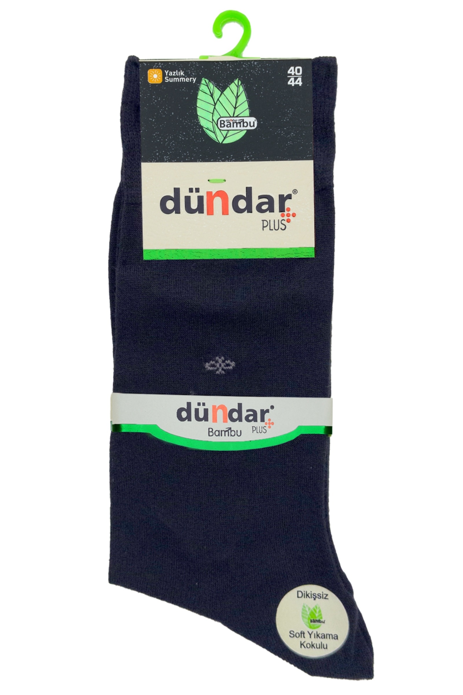 Yazlık İnce 12'li Bambu Erkek Çorap 40-44 Dündar 5534-1 - İndigo