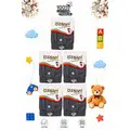 5'li Paket Erkek Çocuk %100 Pamuklu Premium Kumaş Rahat Klasik Kesim Süprem Penye Boxer Şort Külot Özkan 31223