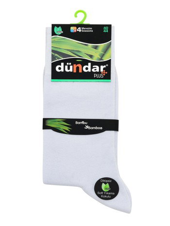 4 Mevsim 12'li Erkek Bambu Çorap 40-44 Dündar 5602_1