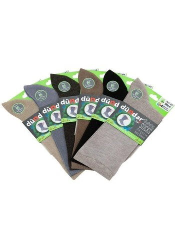 4 Mevsim 12'li Erkek Bambu Diyabetik Çorap 40-44 Dündar 6982