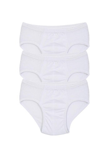 Akbeniz Erkek Çocuk 3'lü Beyaz Külot C002