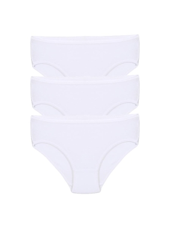 Kız Çocuk 3lü Beyaz Külot Akbeniz C001
