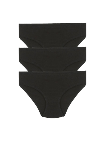 Akbeniz Kız Çocuk 3'lü Siyah Külot