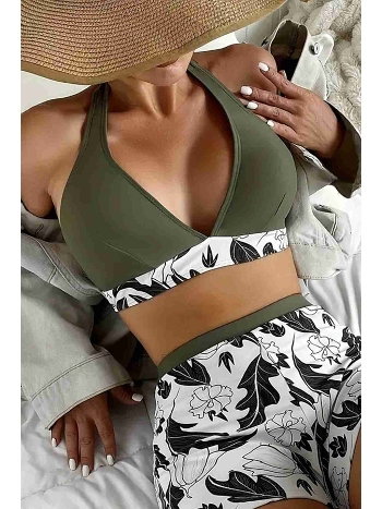Baskılı Bikini Üstü (Çıkartılabilir Kaplı) Angelsin MS43899