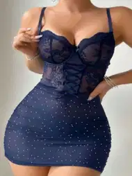 Dantelli Tek Parça Fantazi Body Real Passione 4080