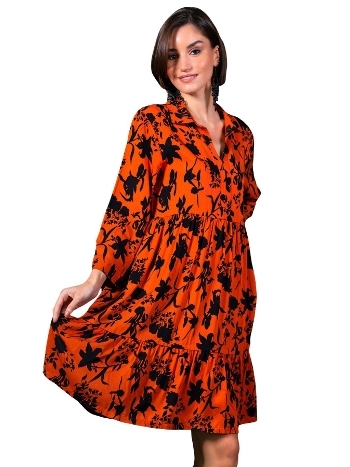 İnci Renkli Gömlek Yaka Kadın Tunik Vienetta 311461