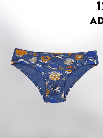 Desen Baskılı Penye Erkek Çocuk Slip Külot 12'li Kota 1018