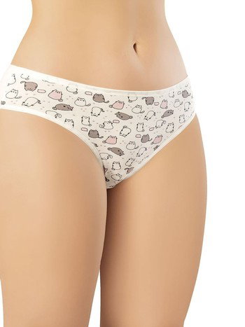 Desenli Asortili Kadın Bikini Külot Kota 5005