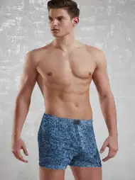 Desenli Modal 3'lü Erkek Boxer Seti Doreanse 1512