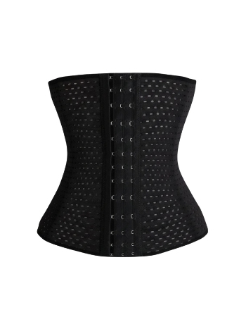 Dikişsiz Yüksek Bel Korse Siyah Anı 4221
