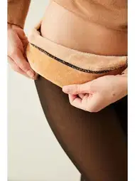 Peluşlu Termal İçi Külotlu Çorap Somon Penti 8901918359808