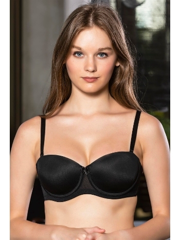 Straplez Sütyen Siyah Gallipoli 1410