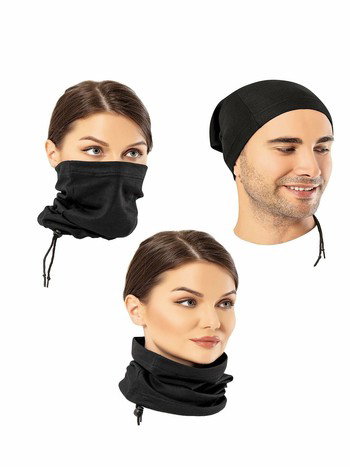 Çok Amaçlı Siyah Unisex Termal Boyunluk Kota 2012