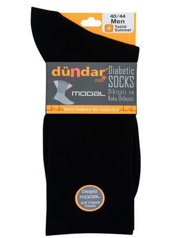 Yazlık 12'li Erkek Modal Diyabetik Çorap 40-44 Dündar 6951