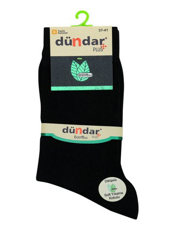 Yazlık İnce 12'li Bambu Erkek Çorap 37-41 Dündar 5640_1