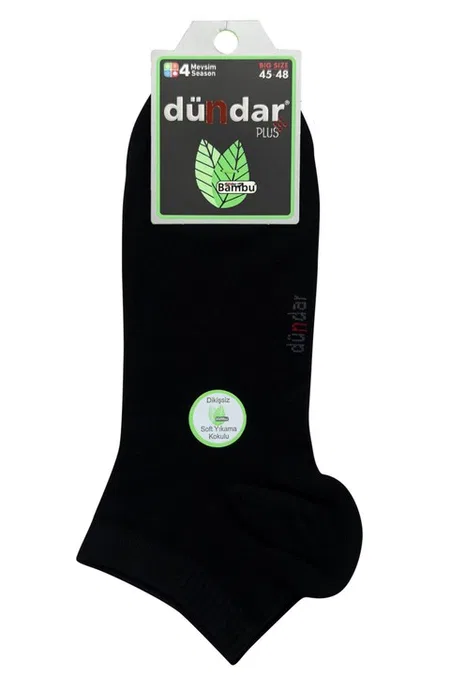 Dündar Çorap 12'li Erkek Bambu Soket (Patik) 45-48 Dündar 4643