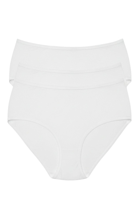 3'lü İz Yapmaz Yarı Bato Yüksek Bel Külot Anı 2850 - 2