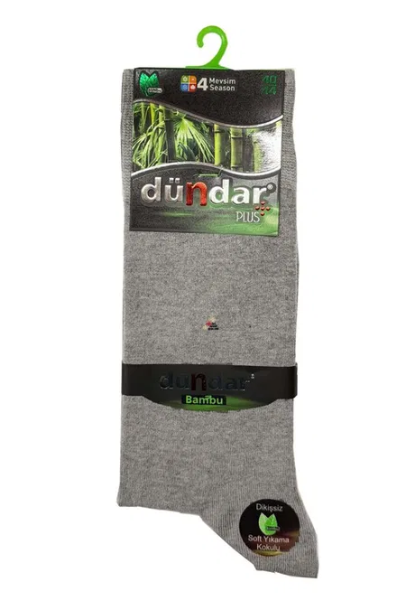 4 Mevsim 12'li Erkek Bambu Çorap 40-44 Dündar 5602_1 - Asorti