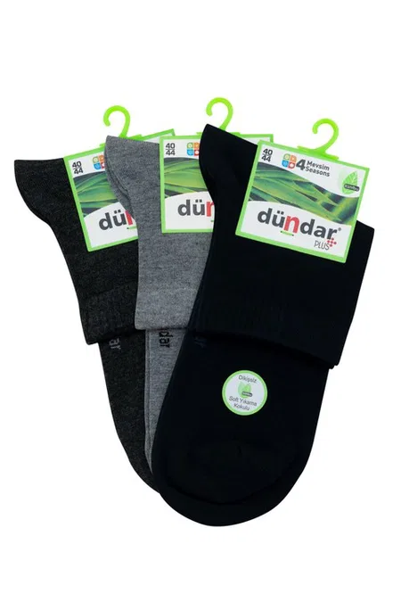 4 Mevsim 12'li Erkek Bambu Konç 40-44 Dündar 4131_1 - Asorti