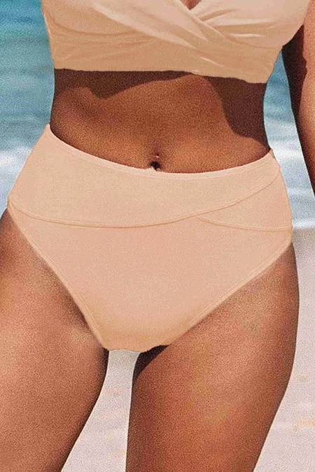 Yüksek Bel Bikini Altı Somon Angelsin MS42008 - Somon
