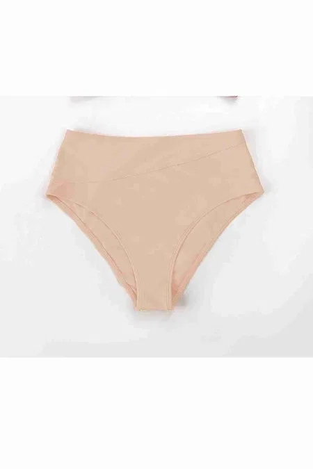 Yüksek Bel Bikini Altı Somon Angelsin MS42008 - Somon