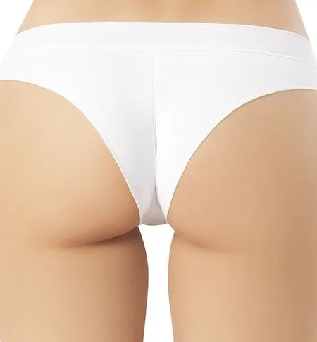 Biyeli String Modal Kadın Külot Kota 5104 - Beyaz