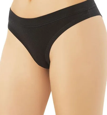 Biyeli String Modal Kadın Külot Kota 5104 - Siyah