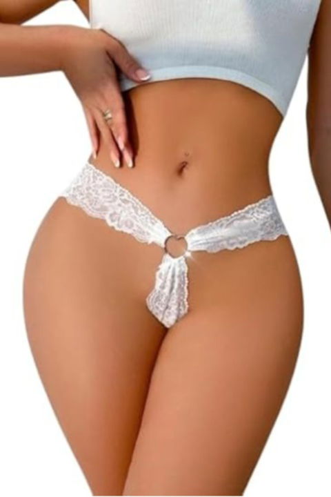 Dantelli Şerit Tanga Body Ruselin 8071 - 2