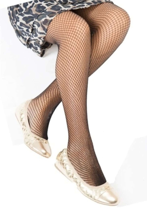 Yüksek Pamuk Oranı Somon Çocuk Külotlu Çorap Dore 10708